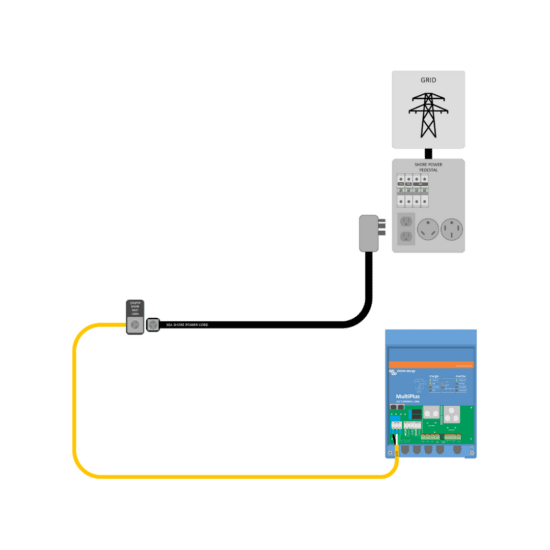 30 Amp Shore Power Wiring Kit – Black Inlet