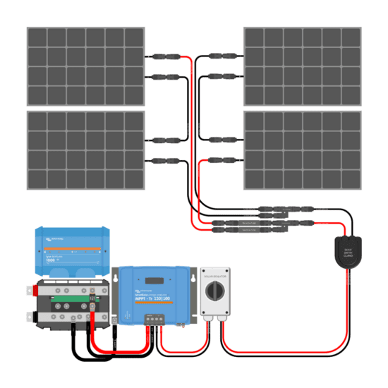 Custom Solar Charging Wiring Kit