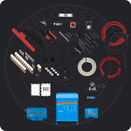 30A Motorhome Electrical System Wiring Kit - 3k Inverter
