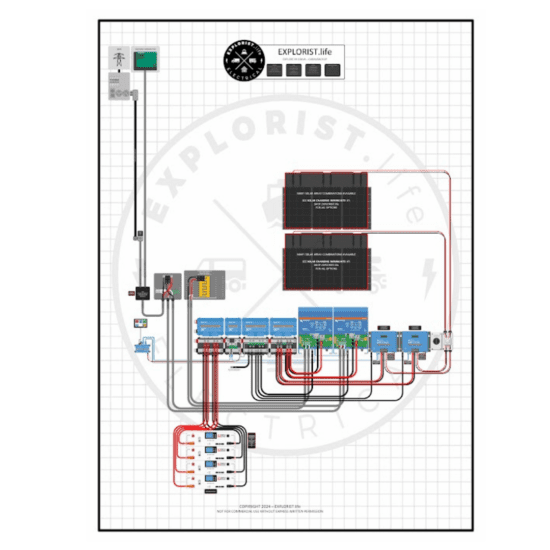 EXPLORE XX 10kVA OFF-GRID CABIN 48V WIRING DIAGRAM