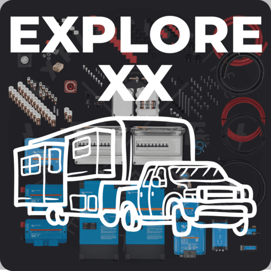 EXPLORE XX 50A TOW BEHIND CAMPER DUAL INVERTER WIRING KIT