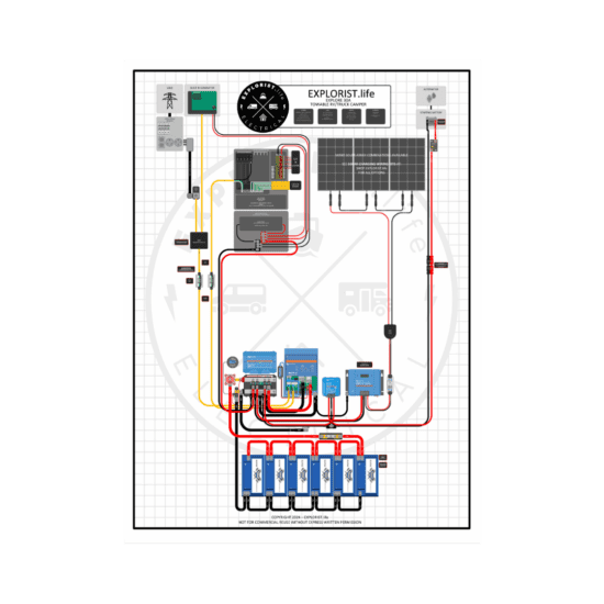EXPLORE 30A TRUCK CAMPER/TOW BEHIND CAMPER WIRING DIAGRAM