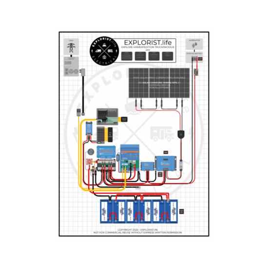 EXPLORE 24V VAN/EXPEDITION TRUCK/SKOOLIE WIRING DIAGRAM