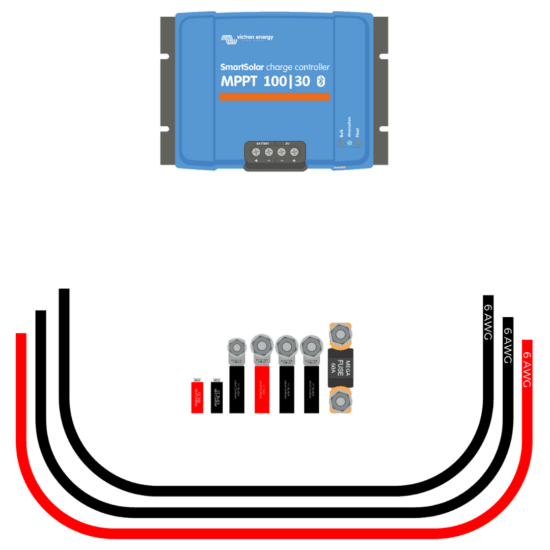 Victron SmartSolar MPPT 100|30 Wiring Kit