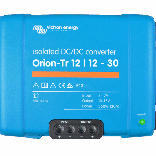Victron Orion-Tr 12/12-30A (360W) Isolated DC-DC Converter (Open Box/Refurbished)
