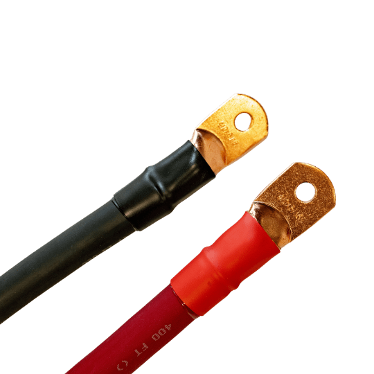 Pre-Crimped Battery Bank - 2 Batteries 4/0