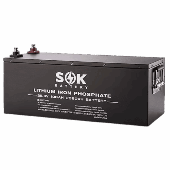 SOK 24V 100AH LiFePO4 Battery