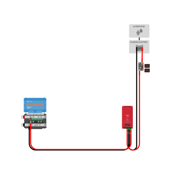 Sterling Power BBC 12/24-48 Wiring Kit